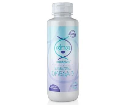 美国美安Miracles Essential Omega-3 深海儿童鱼油 DNA水果味8盎司（236.59ml）